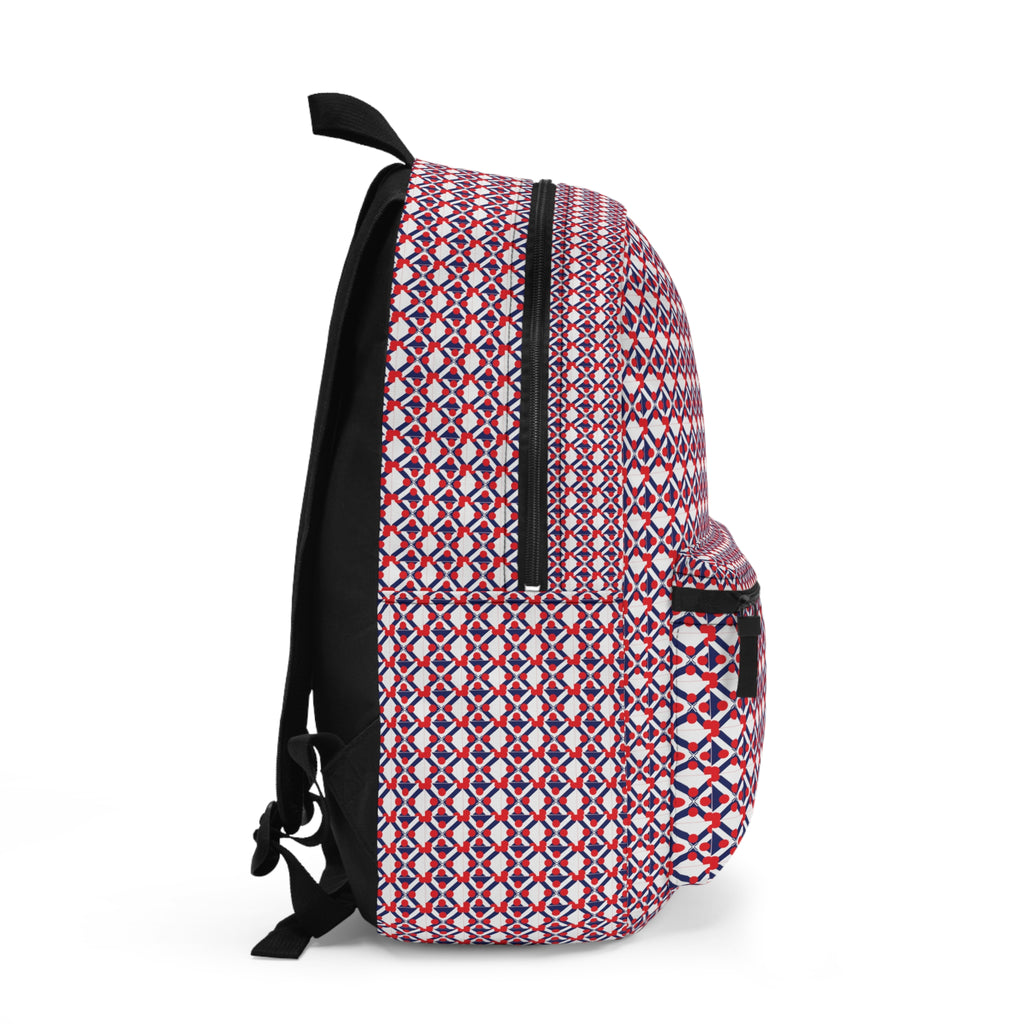 XT9 Backpack Pink Mosaic Backpack — Stylish Everyday School & Travel Bag