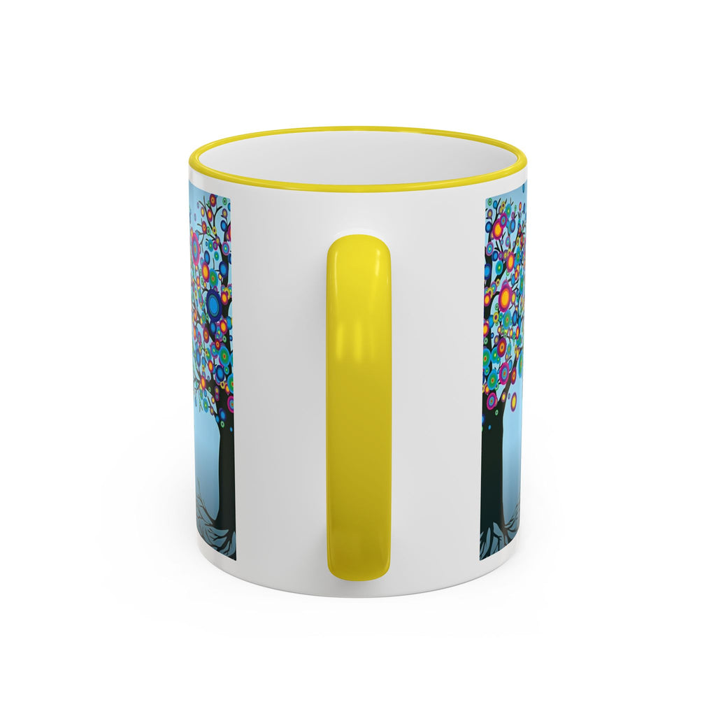 Xponet Mug with Colorful Tree of Life Design (11oz, 15oz)