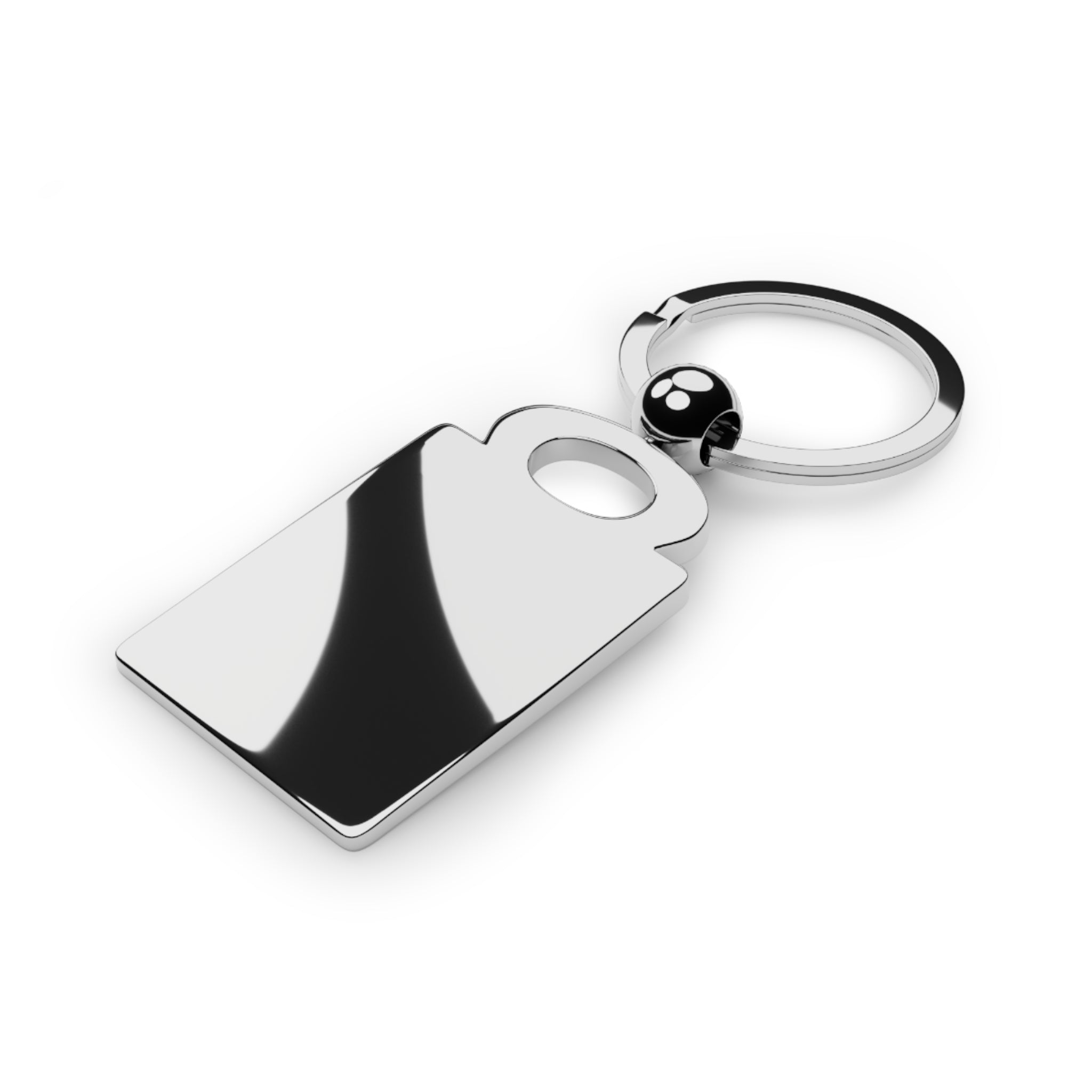 Elegant Rectangle Photo Keyring - Personalized Gift, Custom Keychain, Perfect for Holidays, Memory Keepsake, Unique Favor
