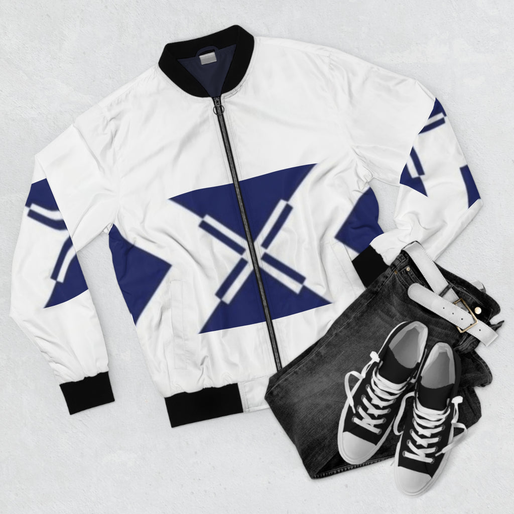Stylish Men's Bomber Jacket, Modern Streetwear, Casual Outerwear, Trendy Gift for Him, All-Over Print Design, Perfect for Cool Weather