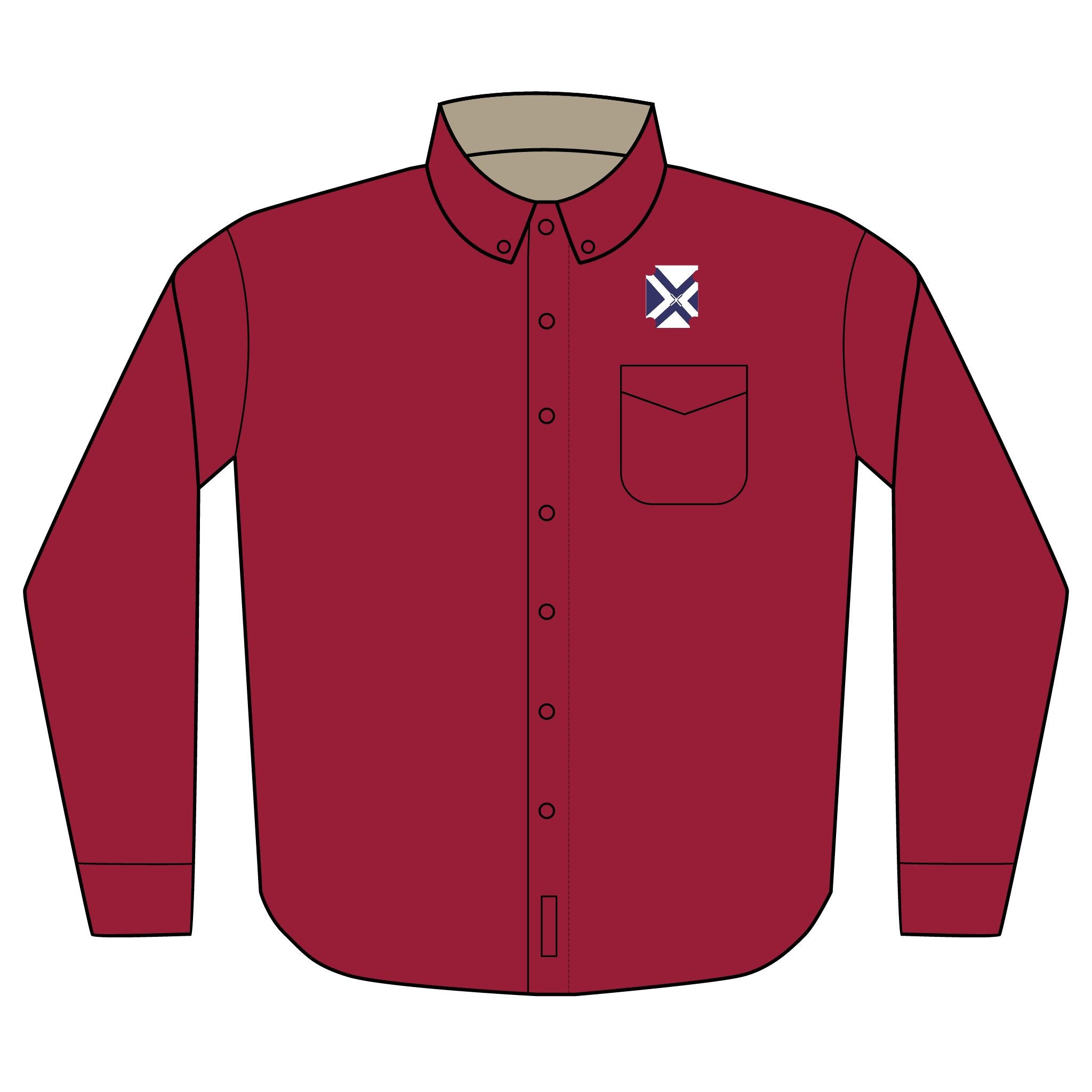 Port Authority® Unisex Long Sleeve Shirt (Embroidery)