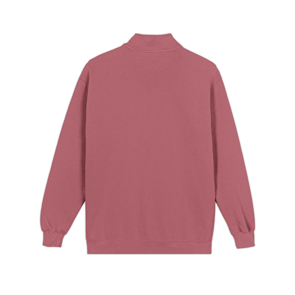 Minimalist Geometric Quarter-Zip Sweatshirt