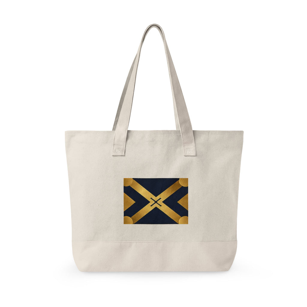 Zippered Canvas Tote