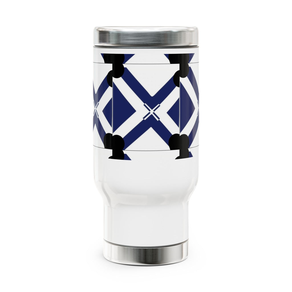 XT8 Stainless Steel Travel Mug – 14oz Insulated Tumbler with Handle