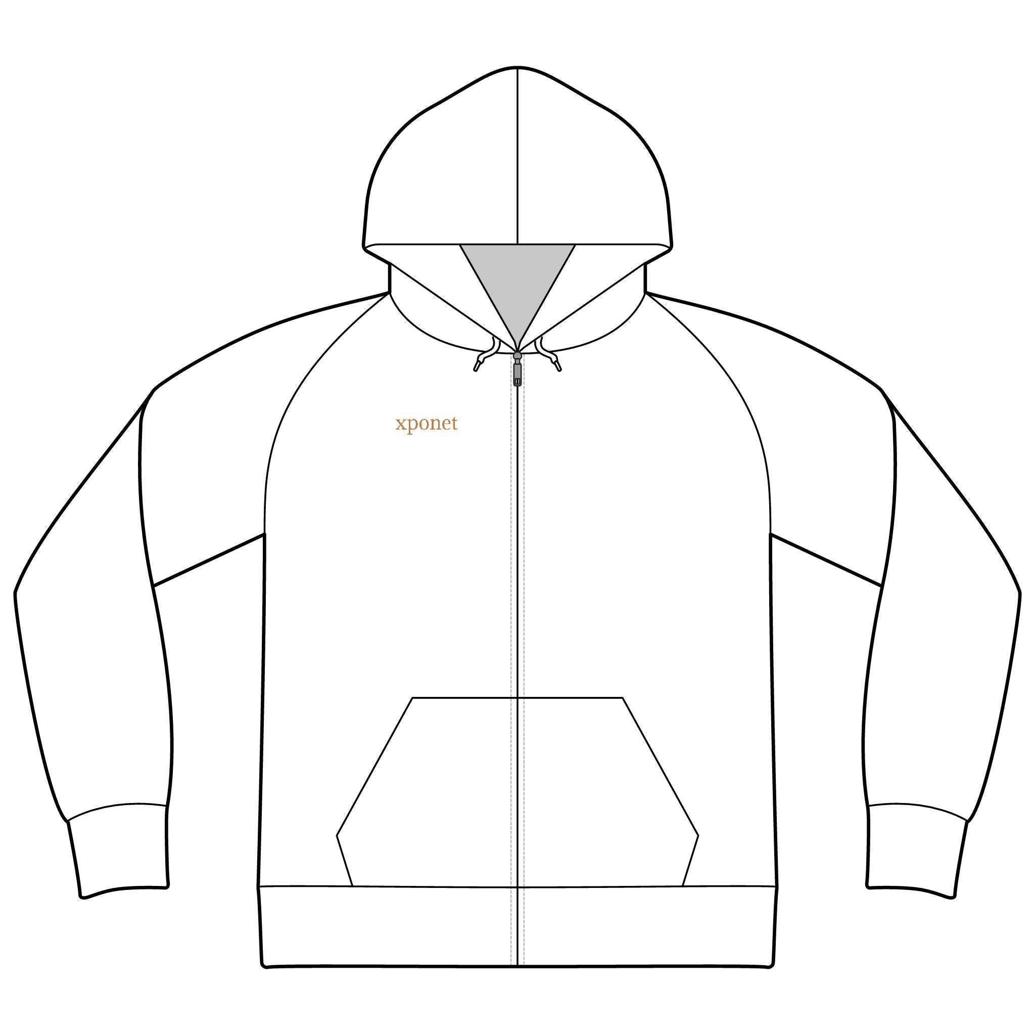 Unisex Icon Lightweight Loopback Terry Full-Zip Hooded Sweatshirt