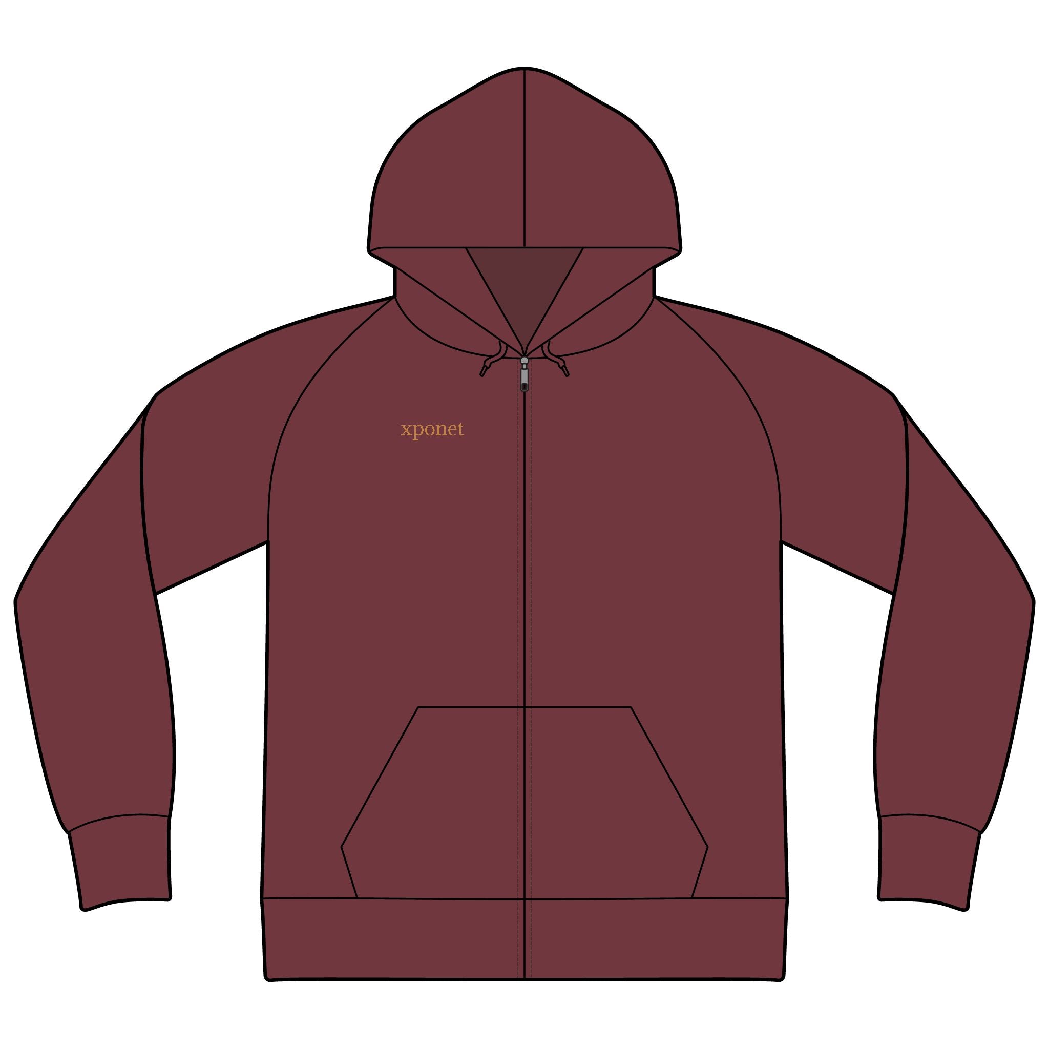 Unisex Icon Lightweight Loopback Terry Full-Zip Hooded Sweatshirt