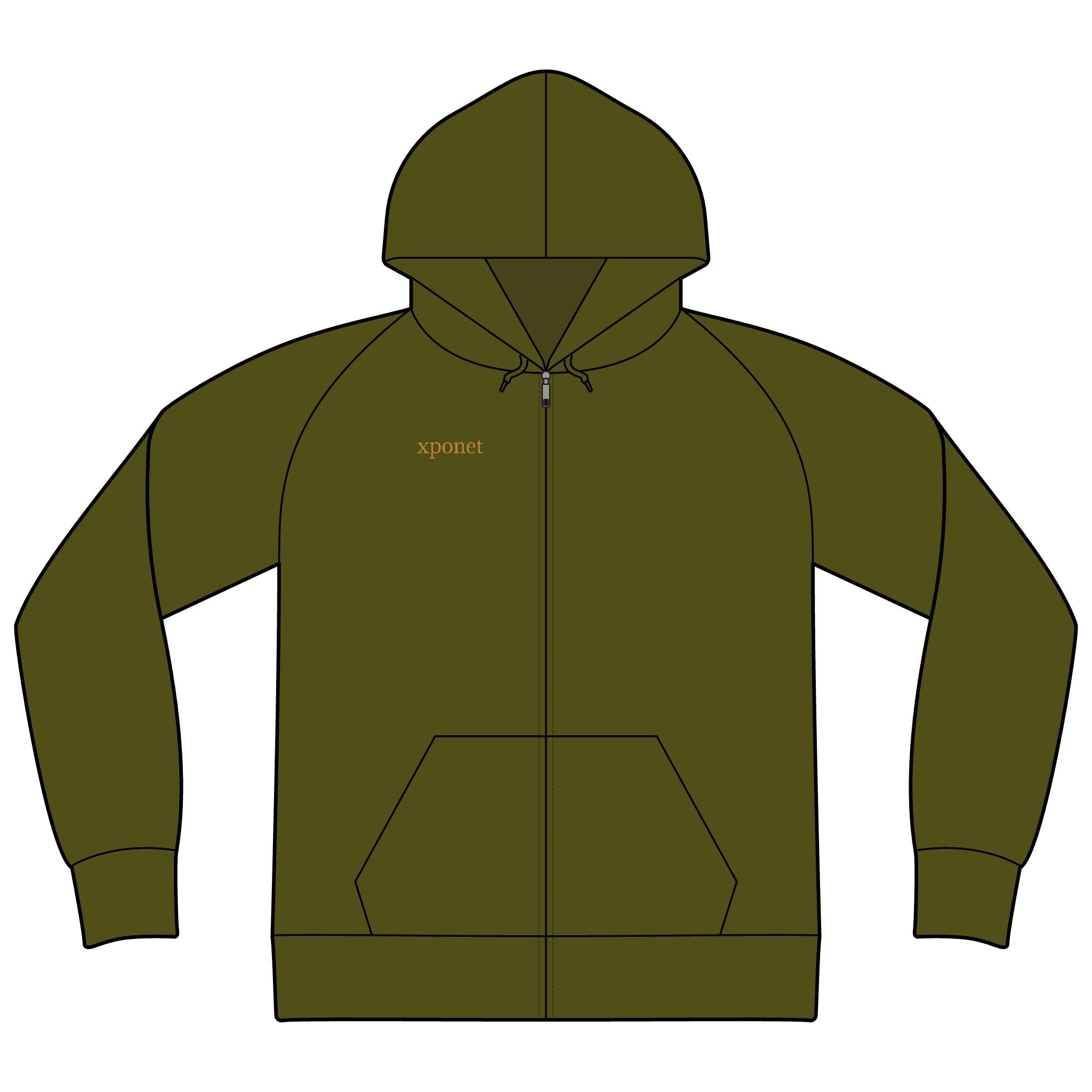 Unisex Icon Lightweight Loopback Terry Full-Zip Hooded Sweatshirt