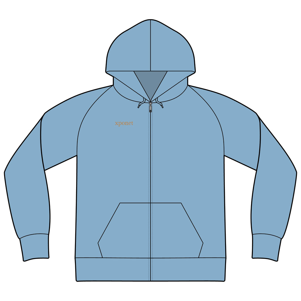 Unisex Icon Lightweight Loopback Terry Full-Zip Hooded Sweatshirt