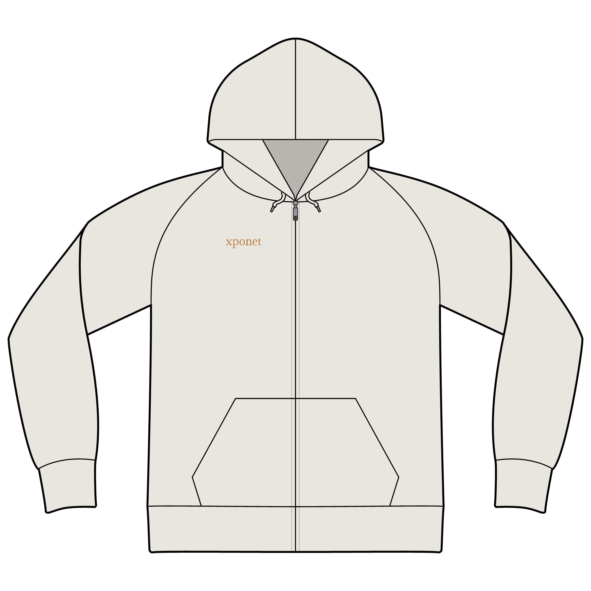 Unisex Icon Lightweight Loopback Terry Full-Zip Hooded Sweatshirt