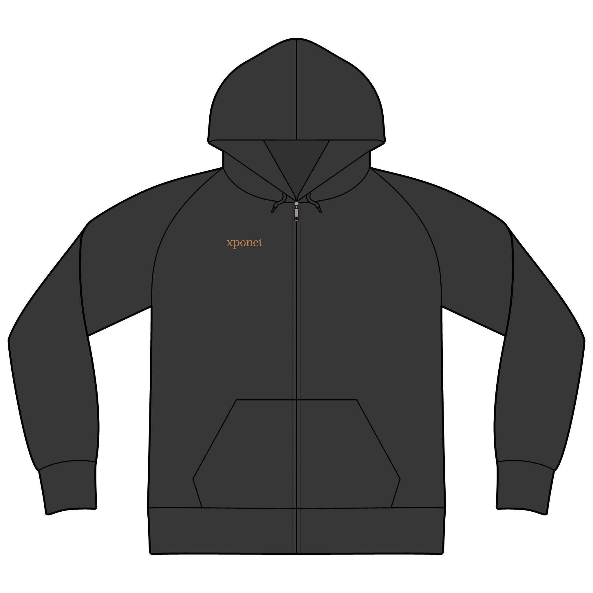 Unisex Icon Lightweight Loopback Terry Full-Zip Hooded Sweatshirt
