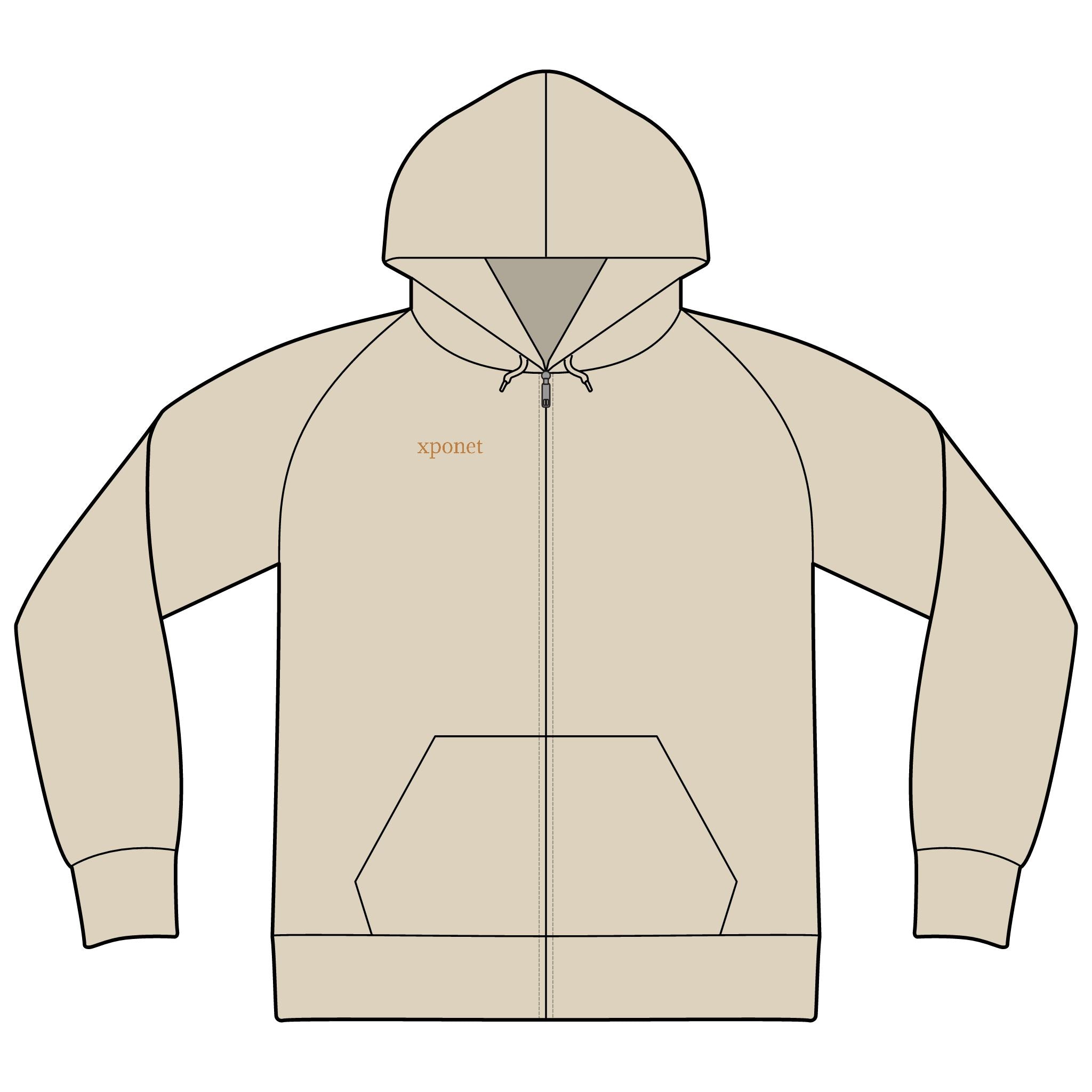 Unisex Icon Lightweight Loopback Terry Full-Zip Hooded Sweatshirt