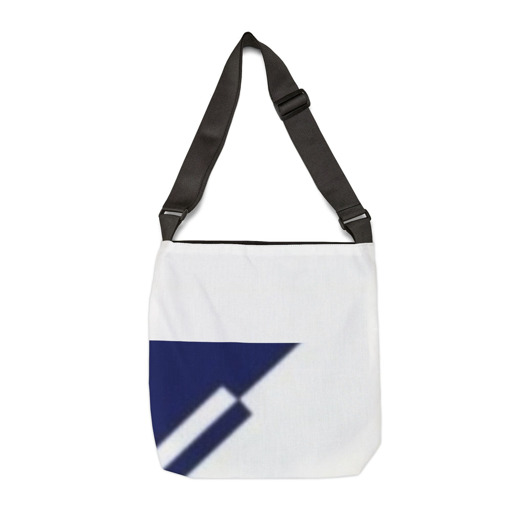 Minimal Navy Arrow Adjustable Tote Bag