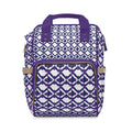 Purple XT9 Diaper Backpack — Multifunctional Baby Changing Bag with Insulated Pockets