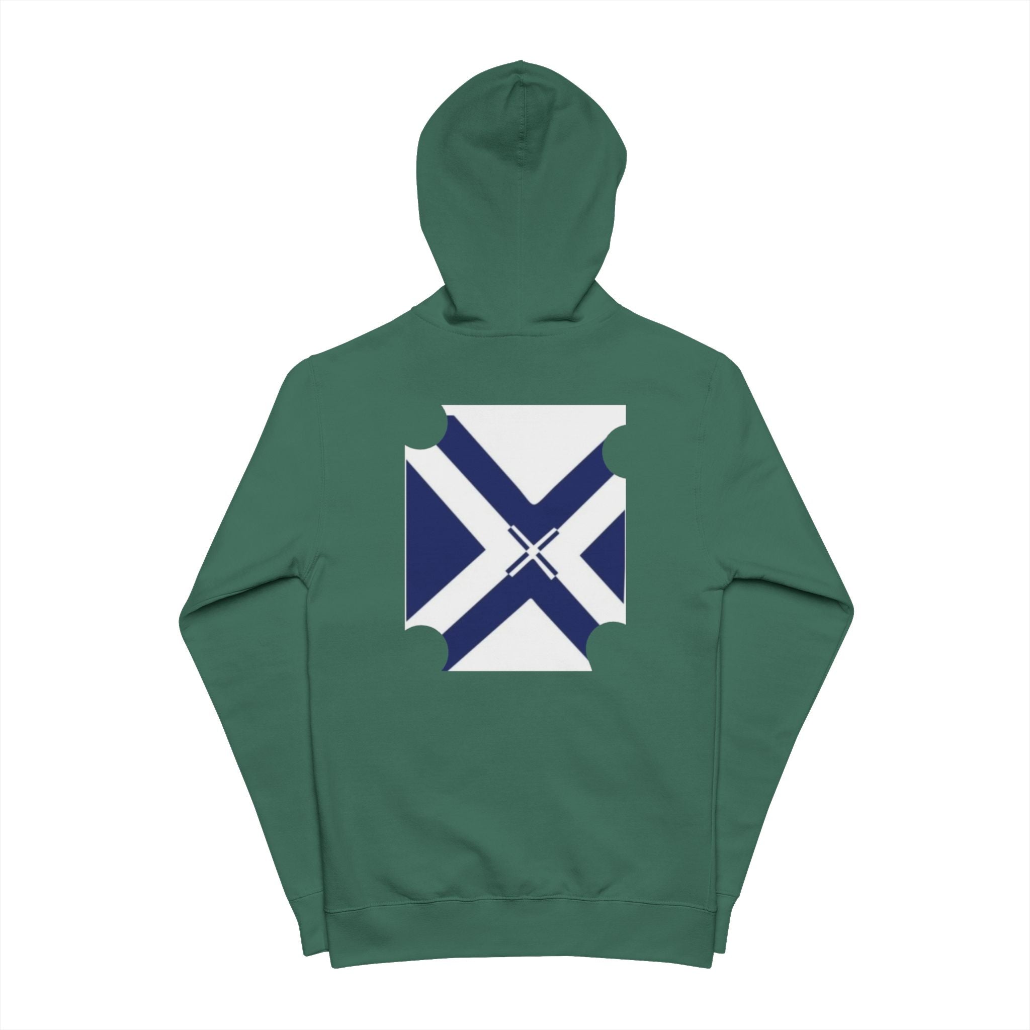 XT7 Saltire Zip-Up Hoodie – Modern Design