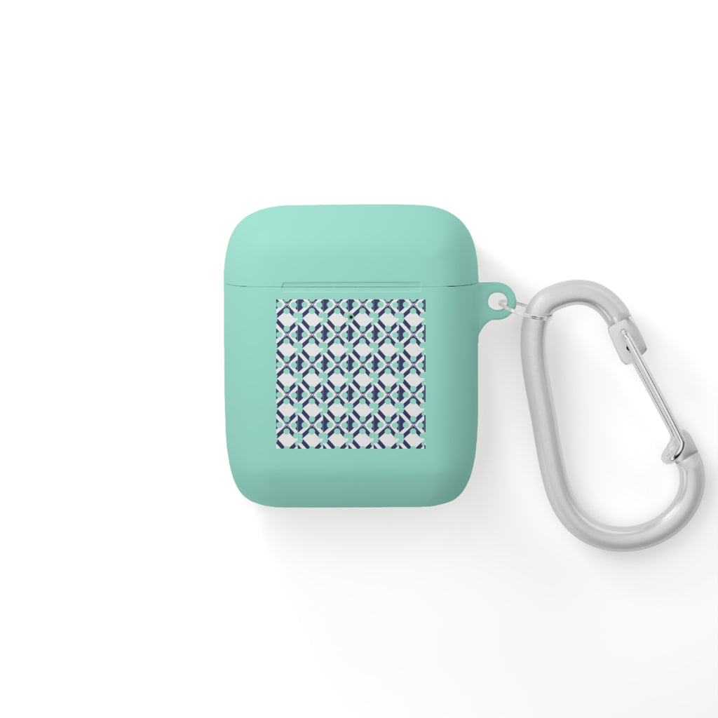 XT9 Blue Tile Pattern AirPods Case