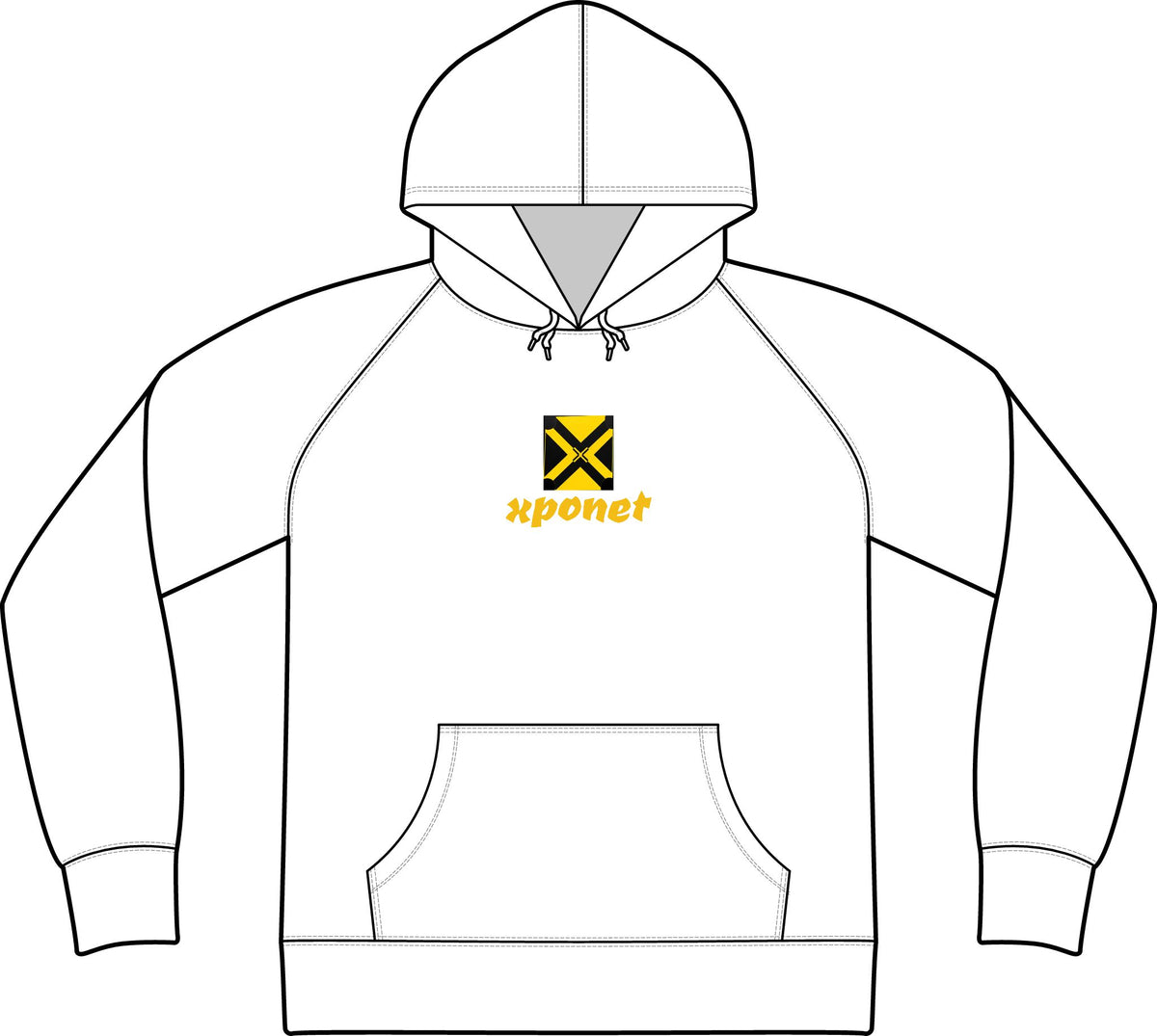 Unisex Icon Lightweight Loopback Terry Hooded Sweatshirt