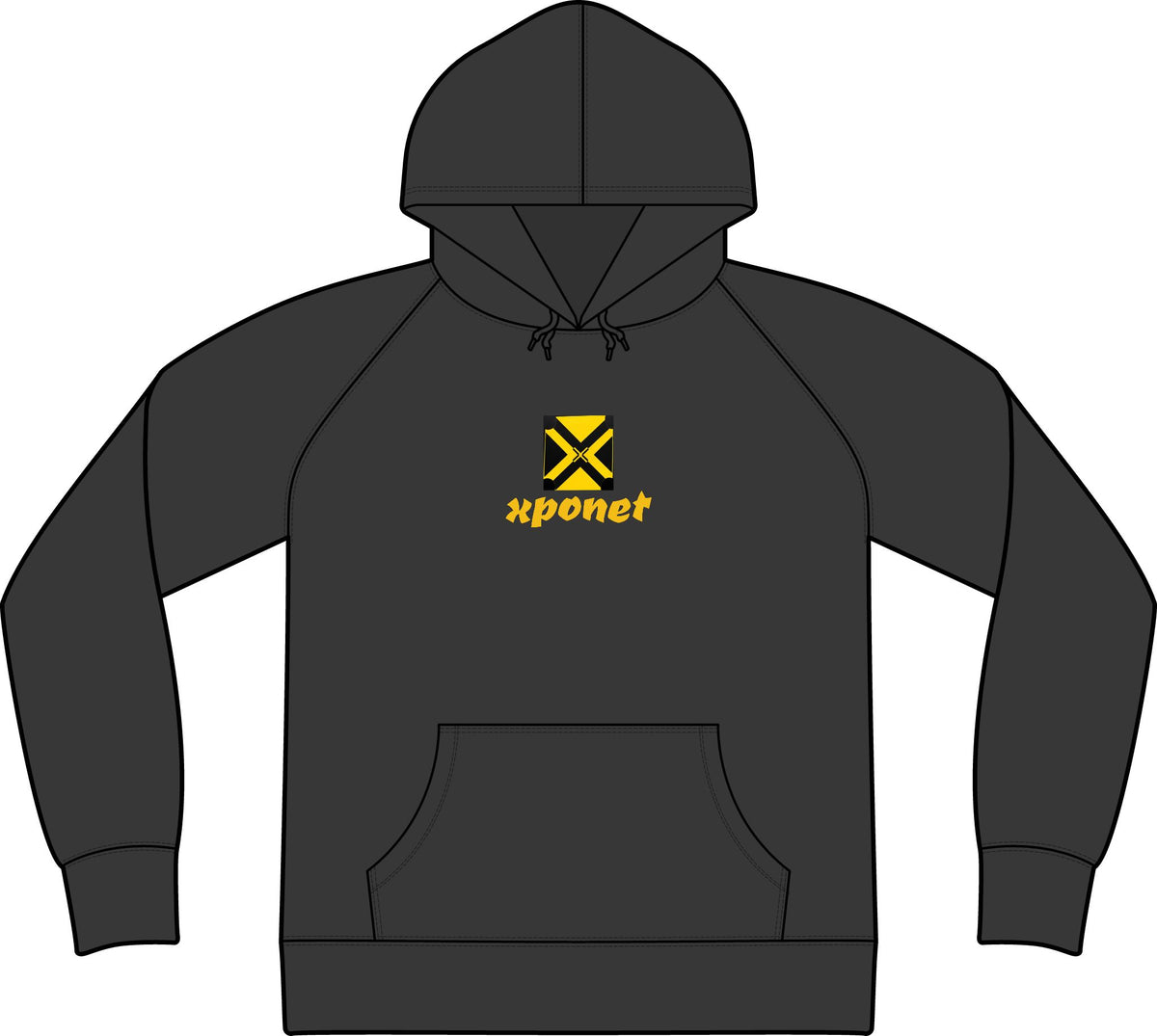 Unisex Icon Lightweight Loopback Terry Hooded Sweatshirt