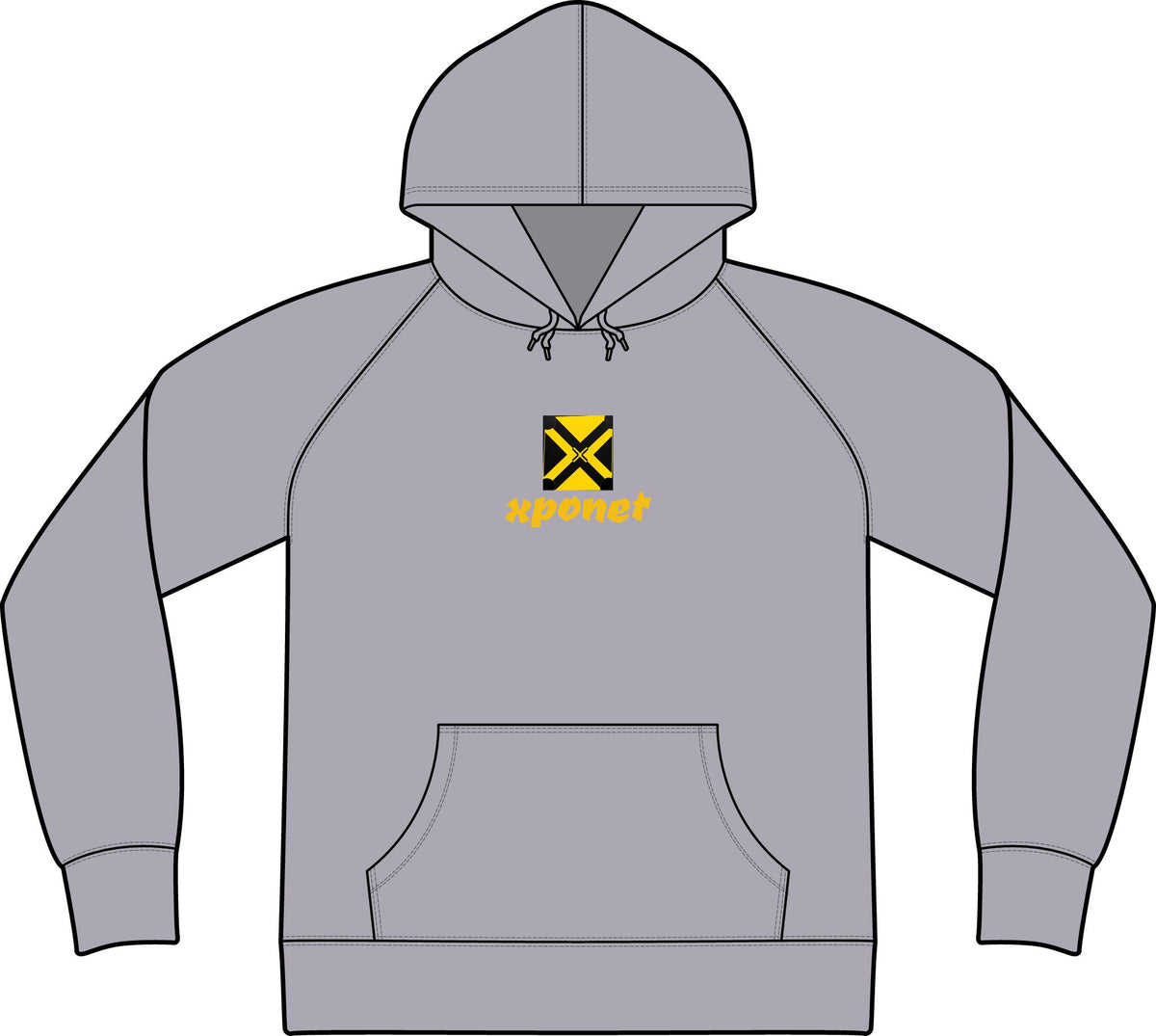 Unisex Icon Lightweight Loopback Terry Hooded Sweatshirt