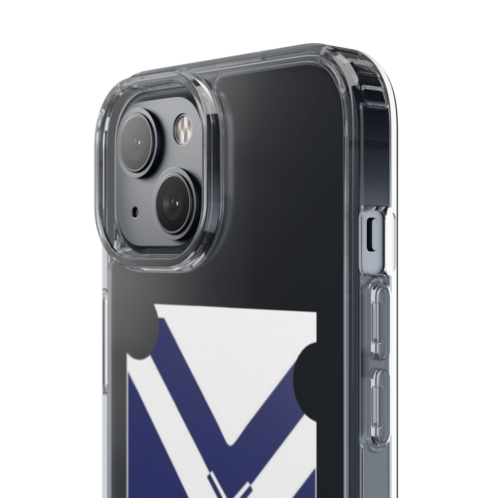 xT7 Saltire Clear Phone Case - Blue White Scottish Flag iPhone Cover