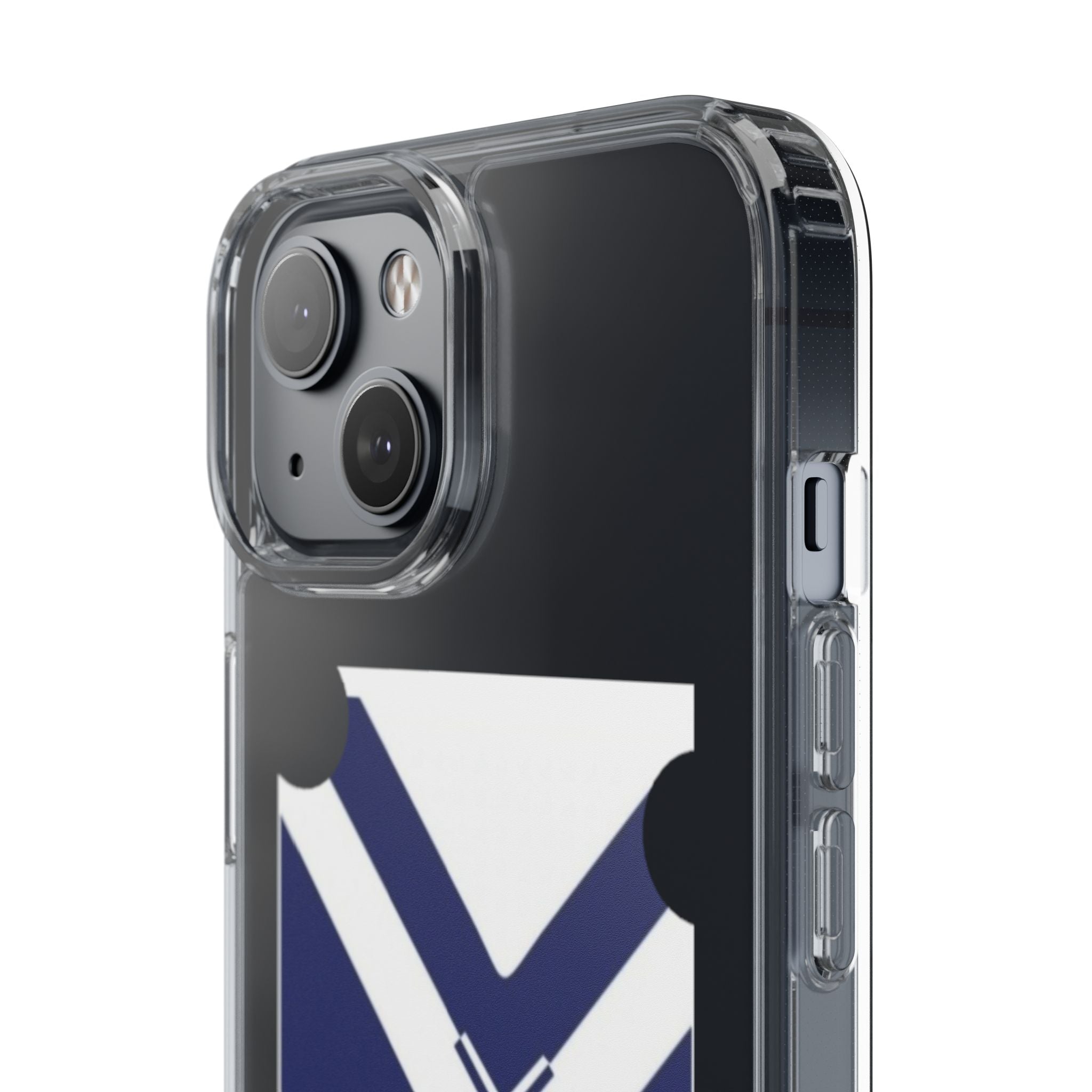 xT7 Saltire Clear Phone Case - Blue White Scottish Flag iPhone Cover