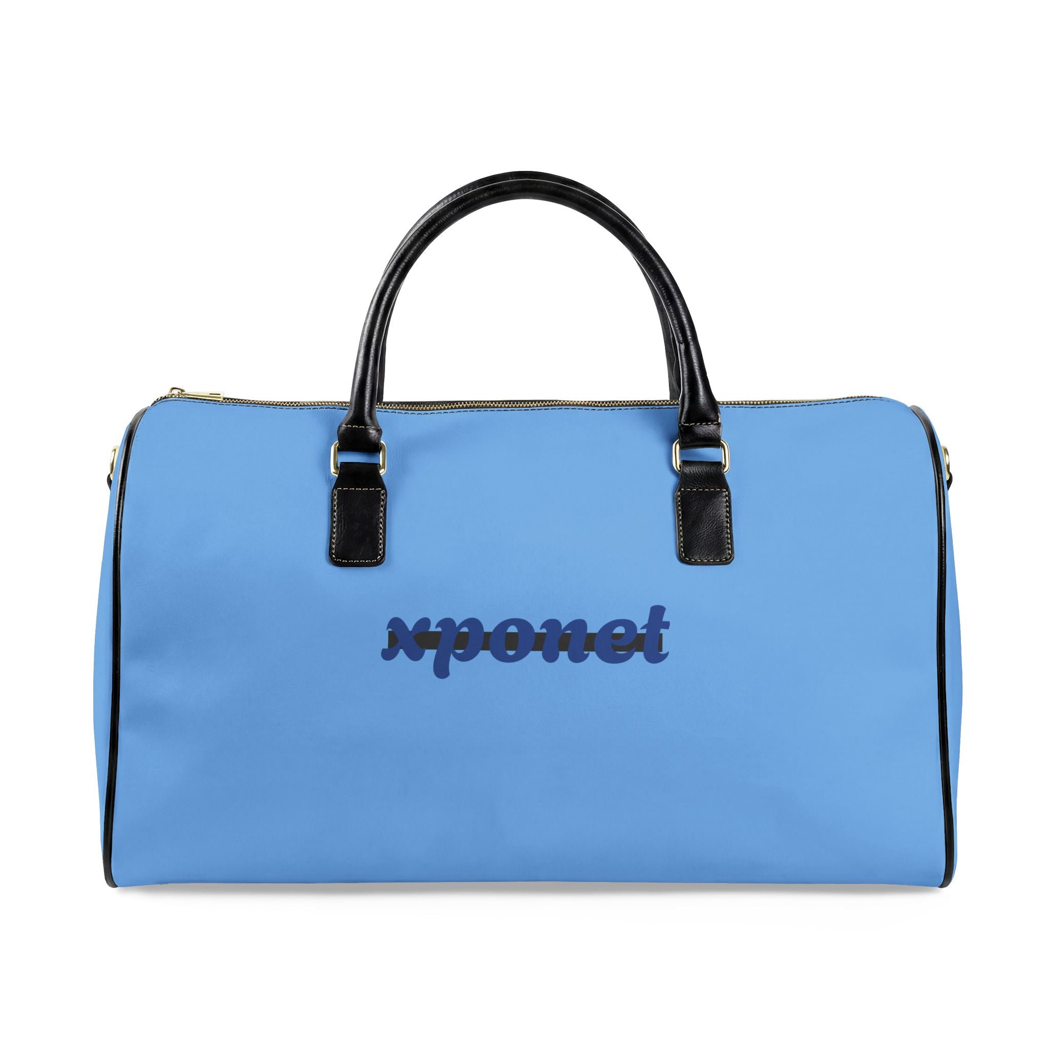 Faux Leather Travel Bag