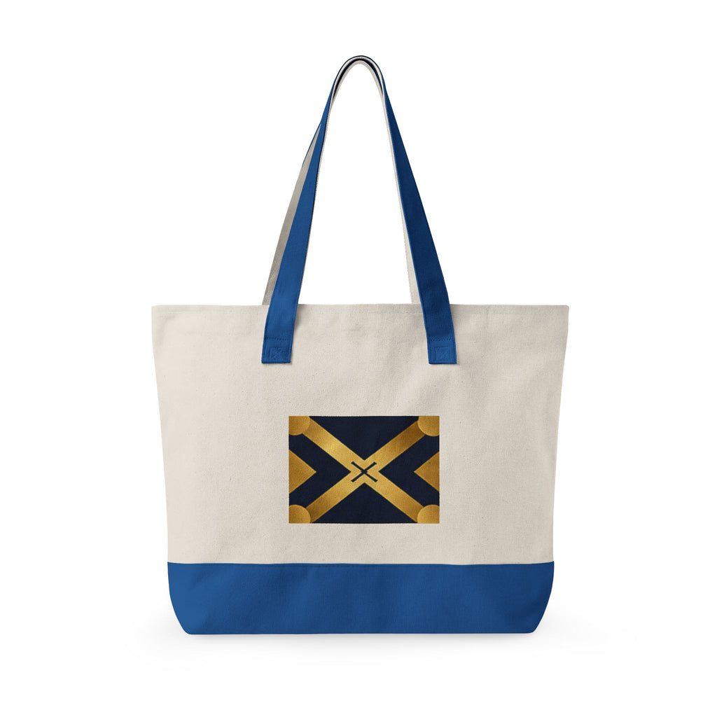 Zippered Canvas Tote