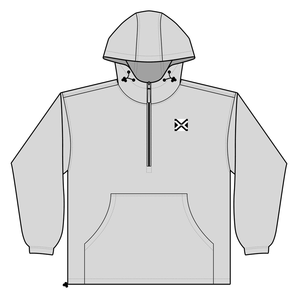 Unisex Lightweight Quarter-Zip Windbreaker Pullover Jacket