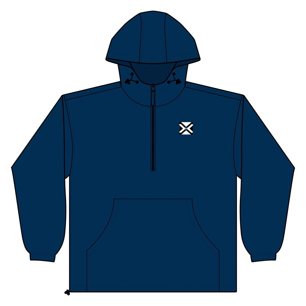 Unisex Lightweight Quarter-Zip Windbreaker Pullover Jacket
