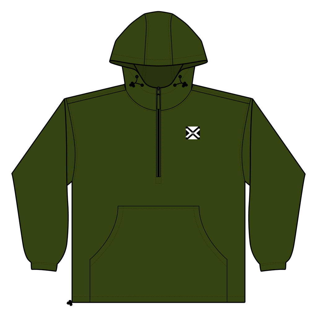 Unisex Lightweight Quarter-Zip Windbreaker Pullover Jacket