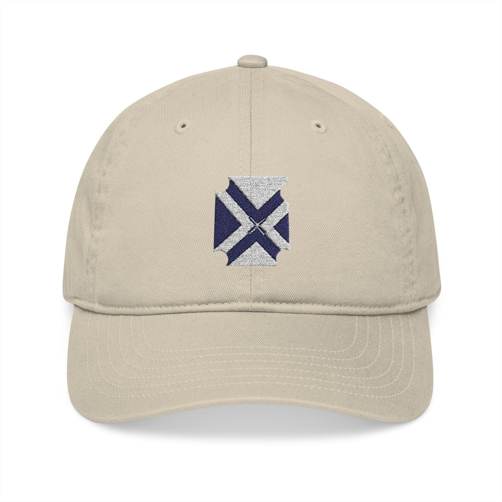 Organic Embroidered Baseball Cap — Distressed xponetworld Patch