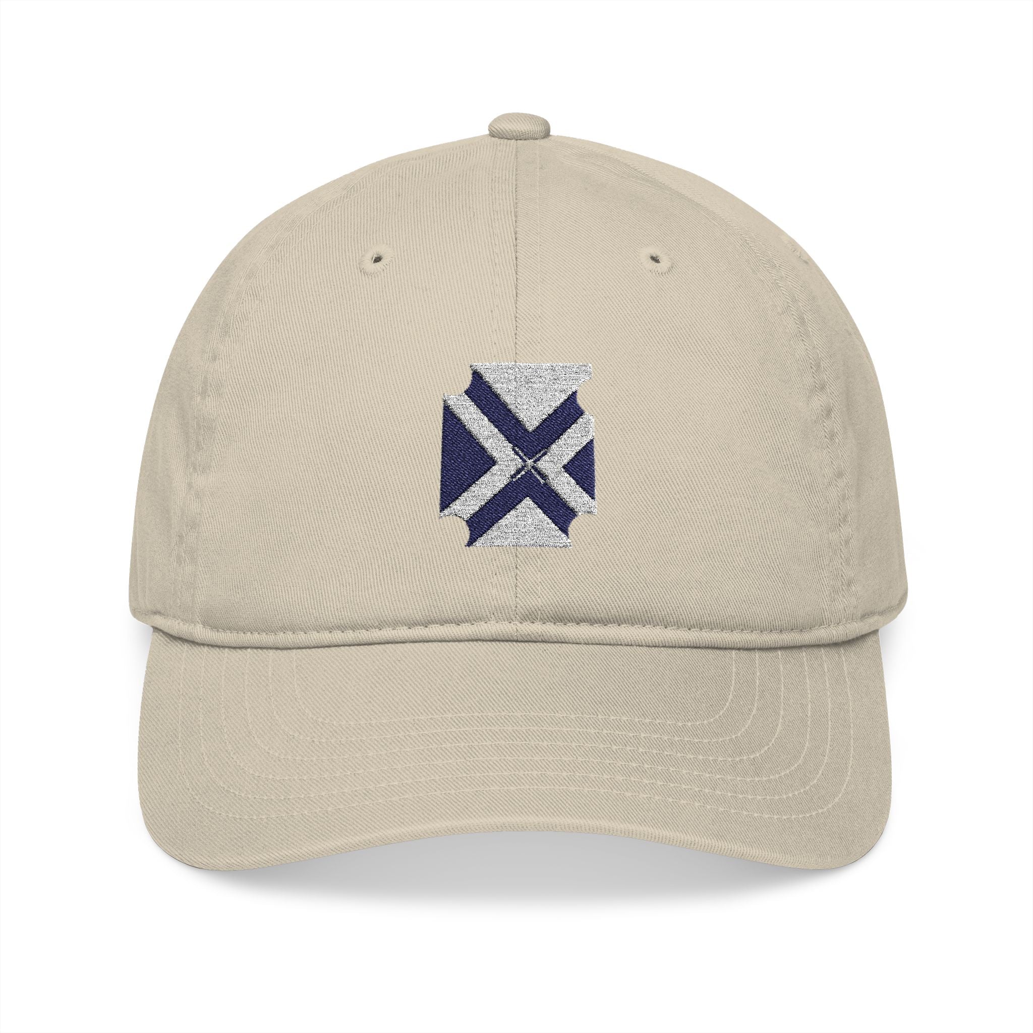 Organic Embroidered Baseball Cap — Distressed xponetworld Patch
