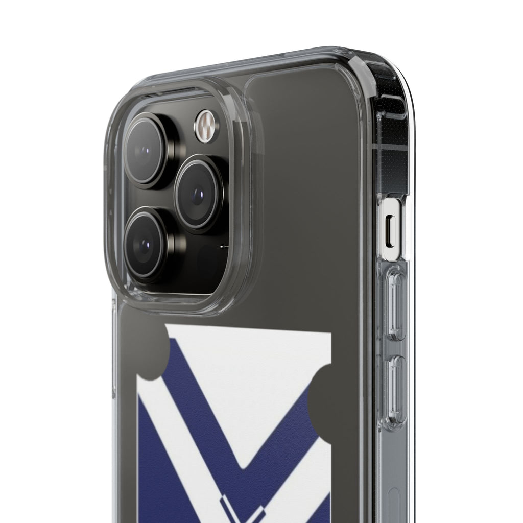 xT7 Saltire Clear Phone Case - Blue White Scottish Flag iPhone Cover