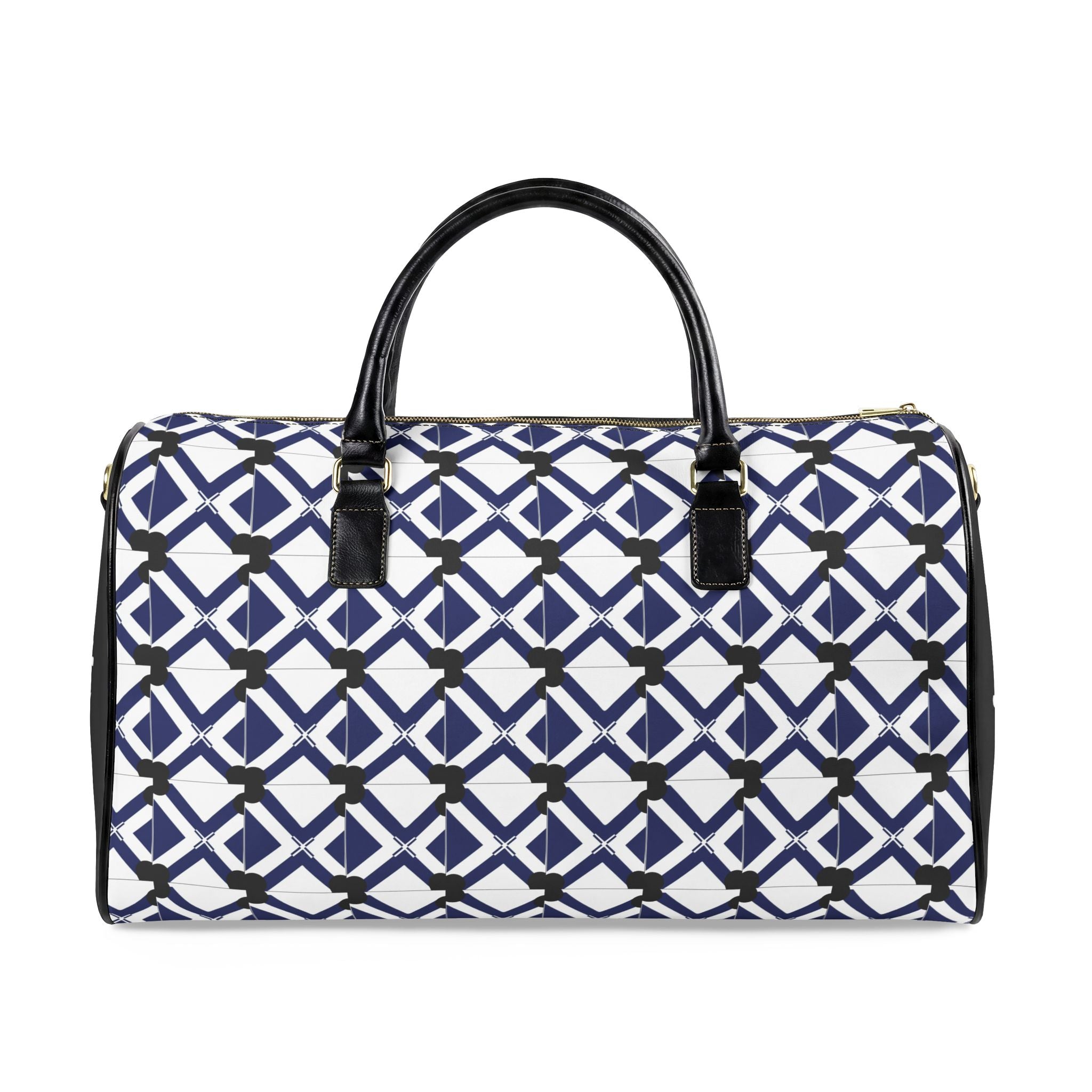 Faux Leather Travel Bag