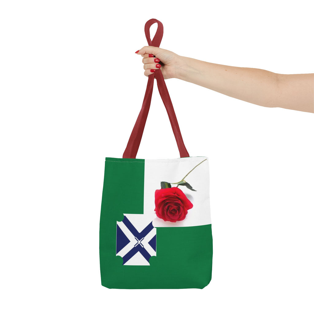 XT Rose Tote Bag — All-Over Print Floral Rose Design
