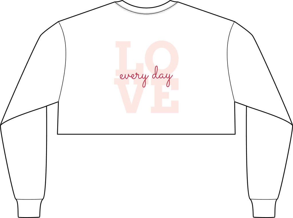 Women's FWD Fashion Crop Long Sleeve Tee