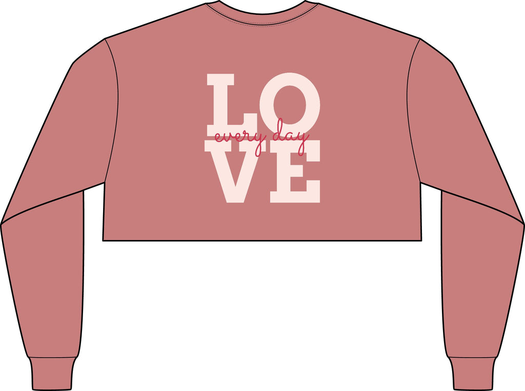 Women's FWD Fashion Crop Long Sleeve Tee