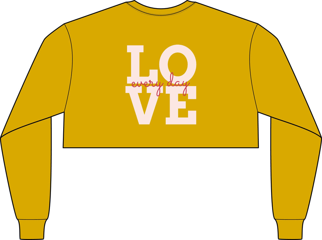 Women's FWD Fashion Crop Long Sleeve Tee