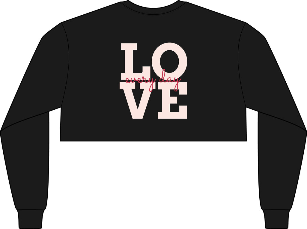 Women's FWD Fashion Crop Long Sleeve Tee