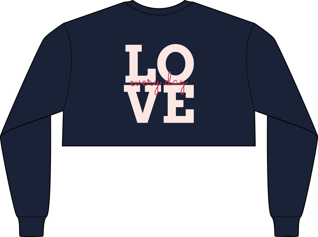 Women's FWD Fashion Crop Long Sleeve Tee