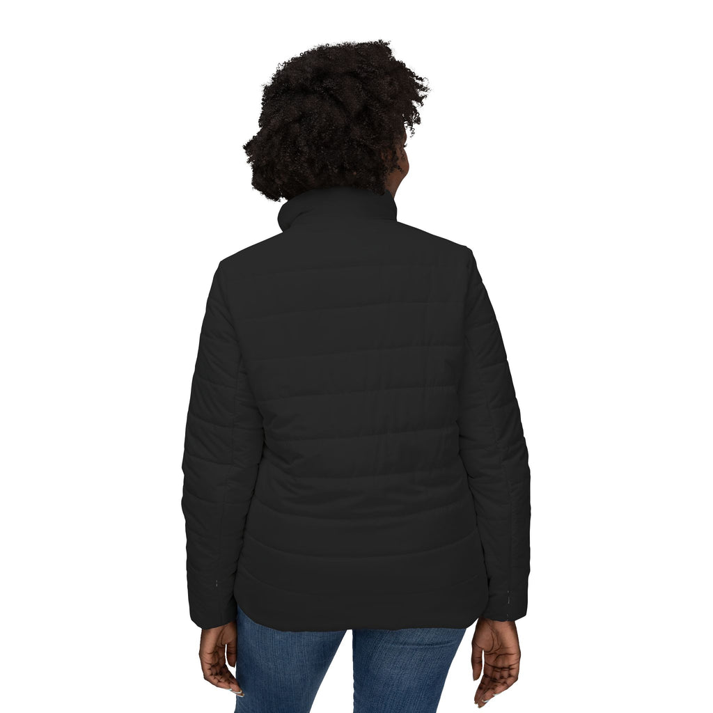Xt Women's Puffer Jacket — All-Over Print Stylish Insulated Coat