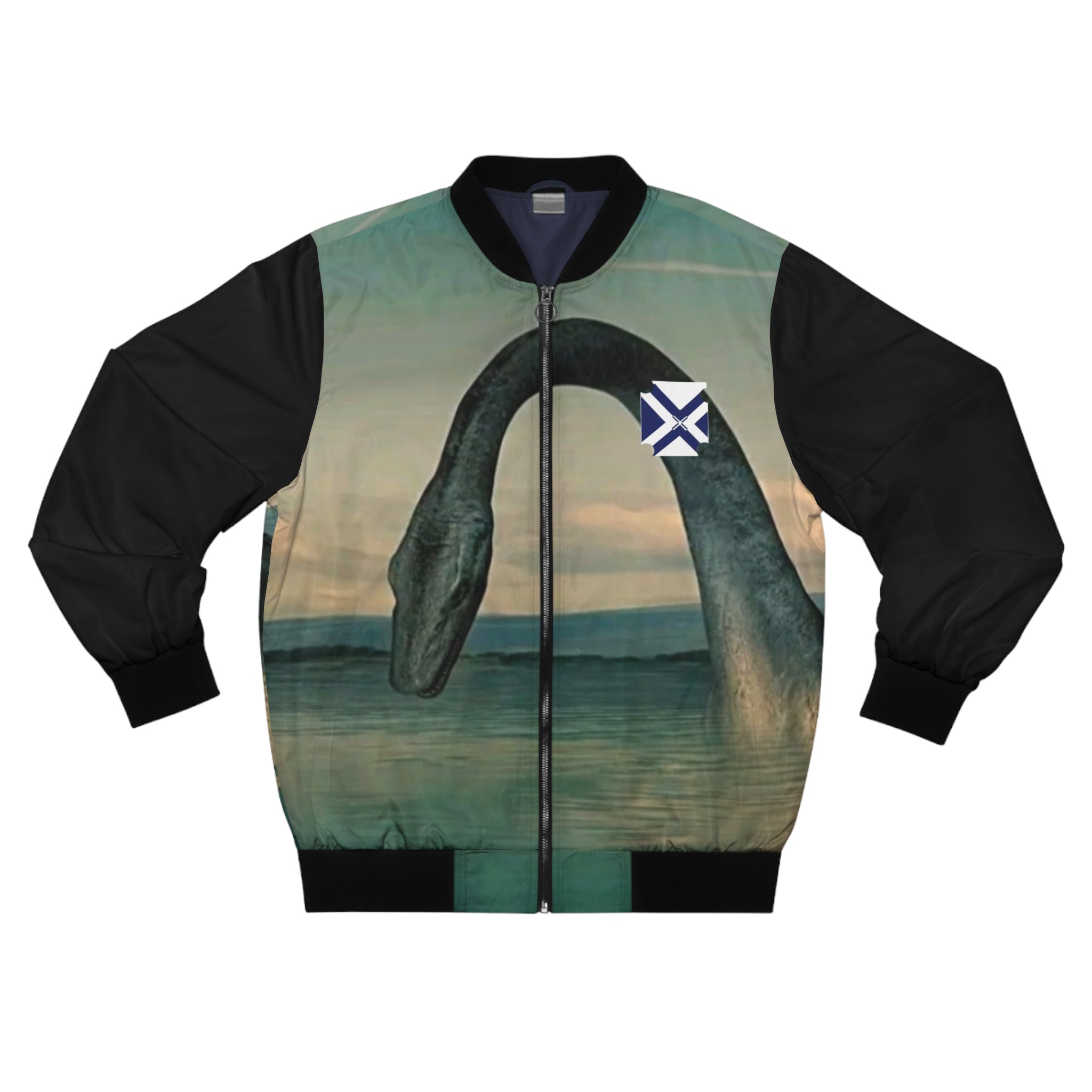 Men's Bomber Jacket — XT Sea Monster All-Over Print