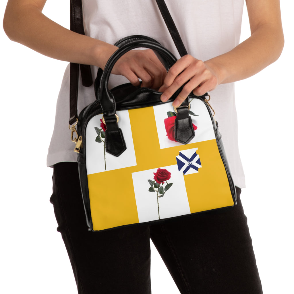 Valentine Rose Shoulder Handbag — 'XT Valentine' Floral Accent