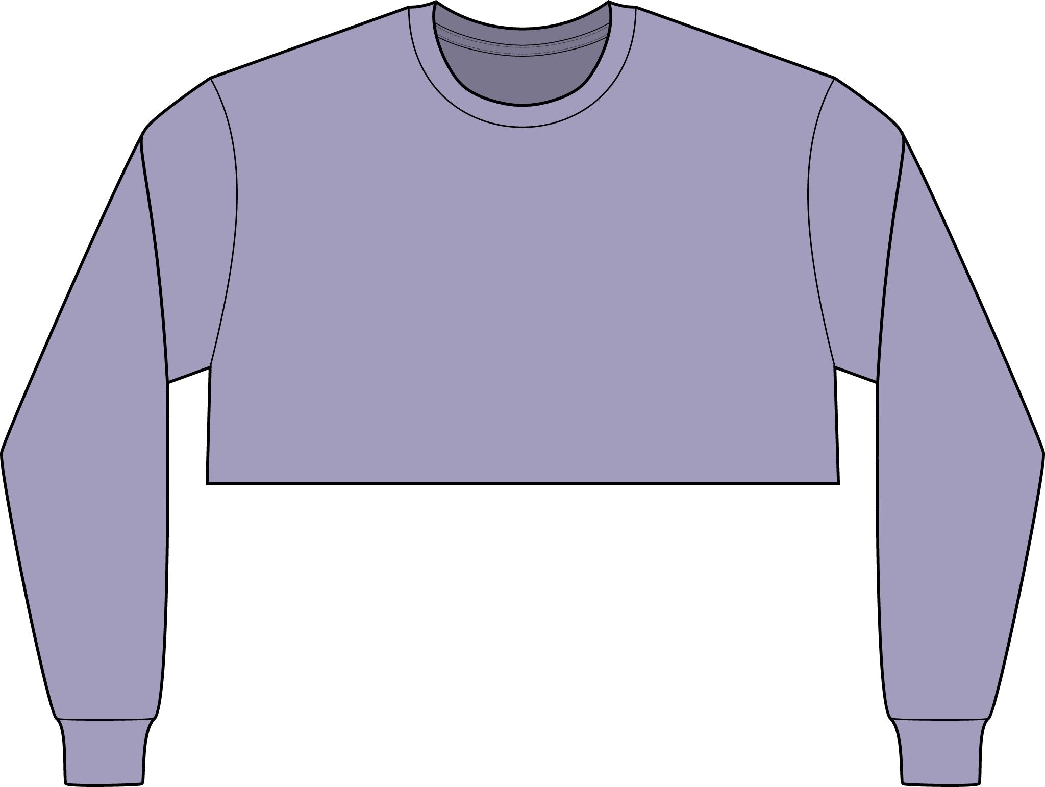 Women's FWD Fashion Crop Long Sleeve Tee