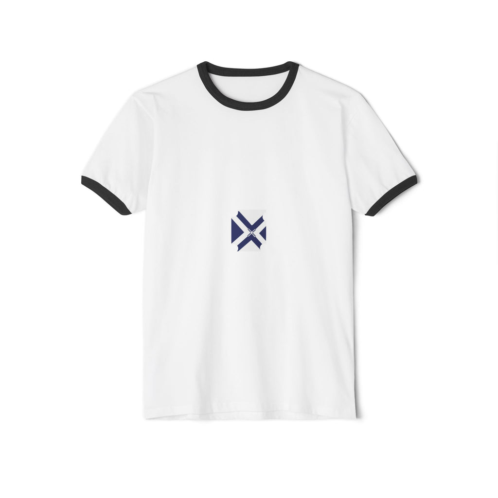 Minimal Xt Logo 80s Ringer T‑Shirt