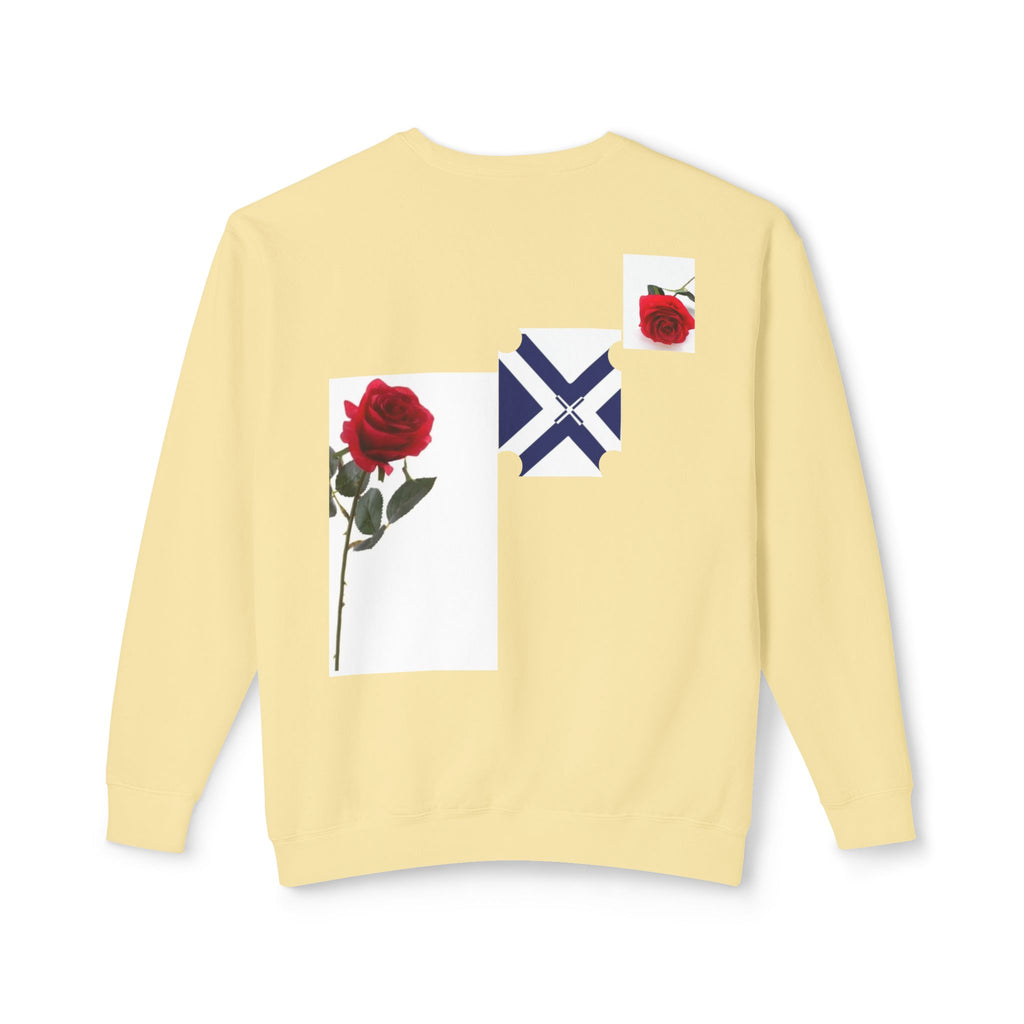 Rose & Saltire Crewneck Sweatshirt —XT Rose Graphic Sweatshirt