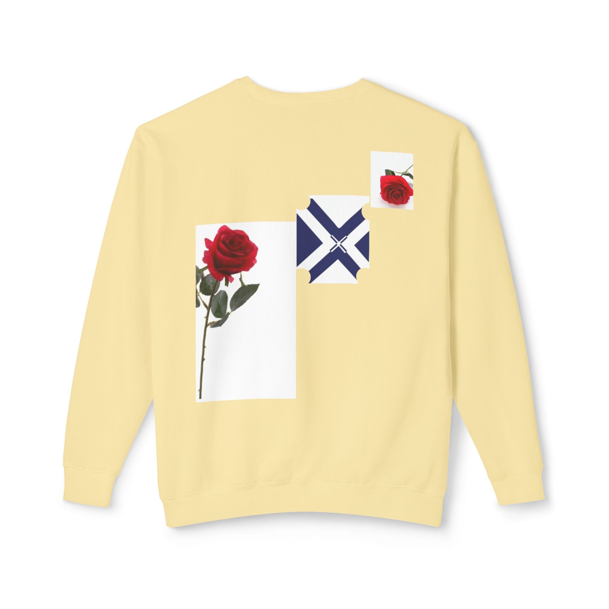 Rose & Saltire Crewneck Sweatshirt —XT Rose Graphic Sweatshirt