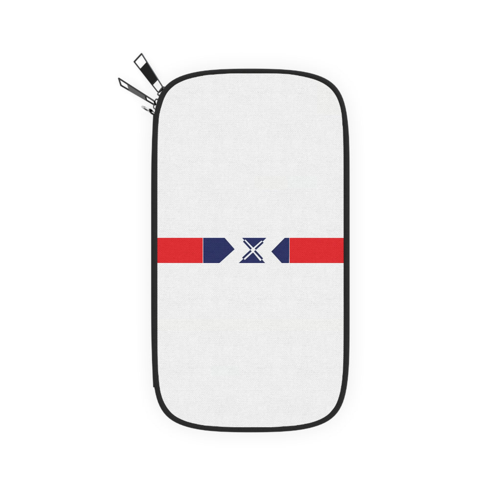 Passport Wallet — Minimal Red & Blue Travel Organizer
