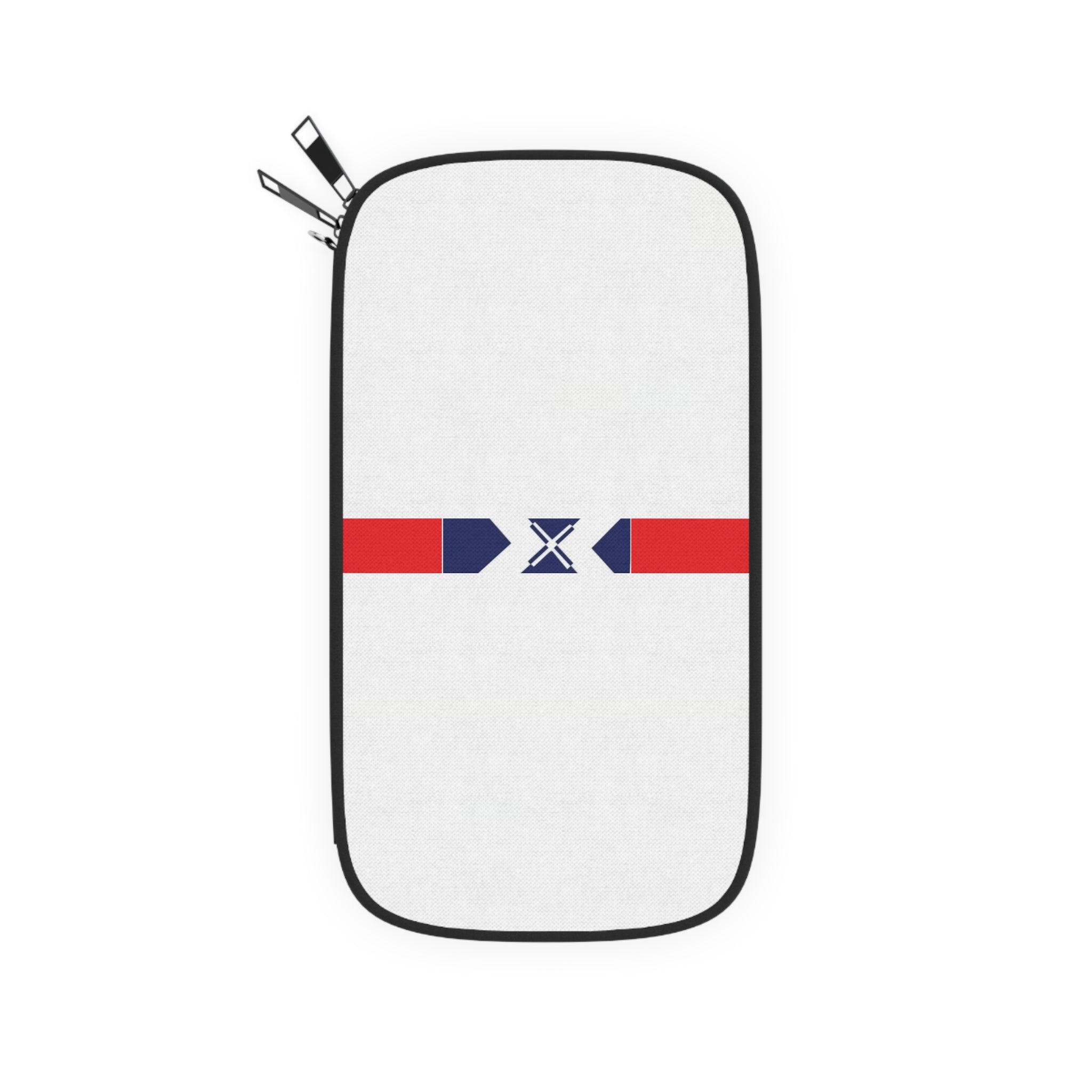Passport Wallet — Minimal Red & Blue Travel Organizer