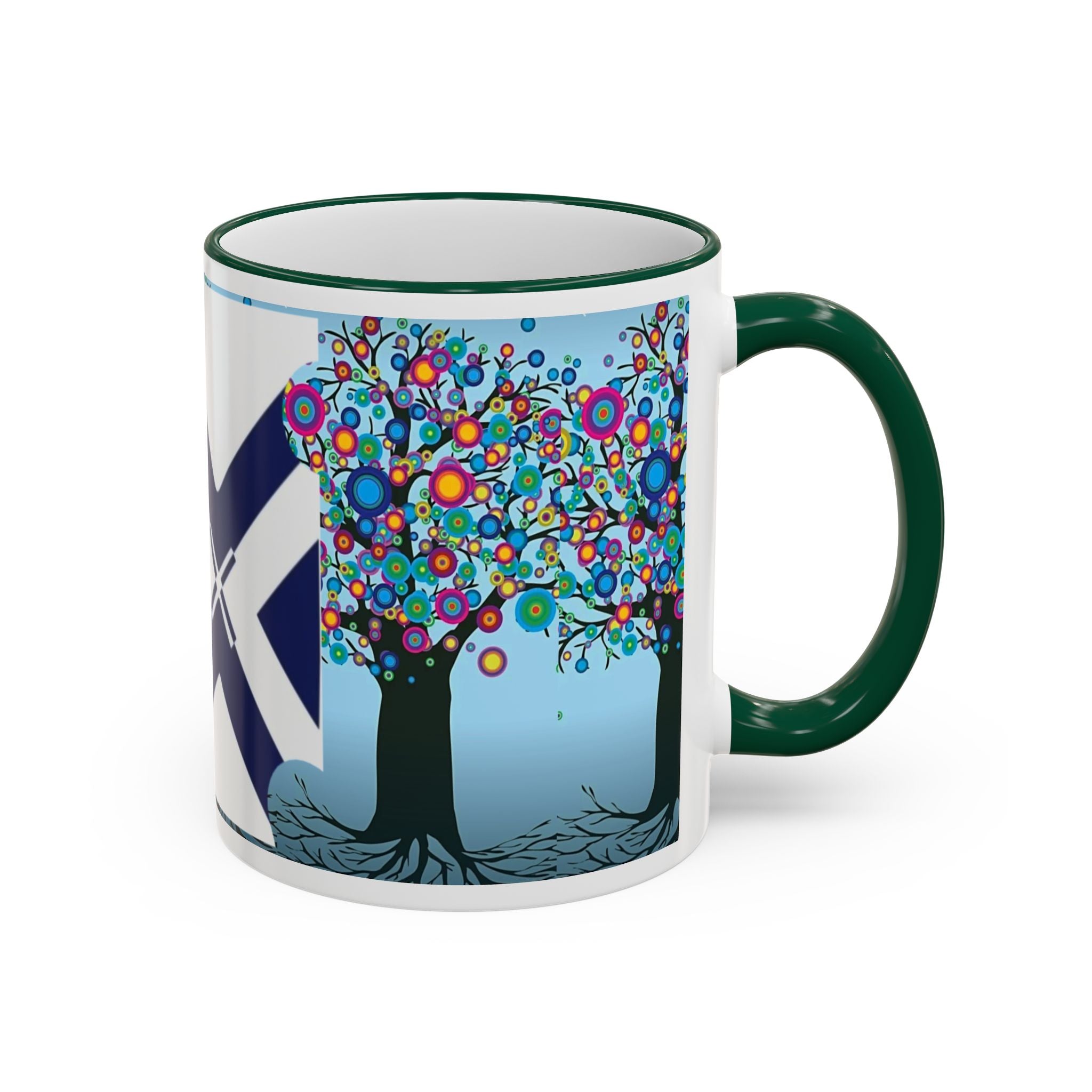 Xponet Mug with Colorful Tree of Life Design (11oz, 15oz)