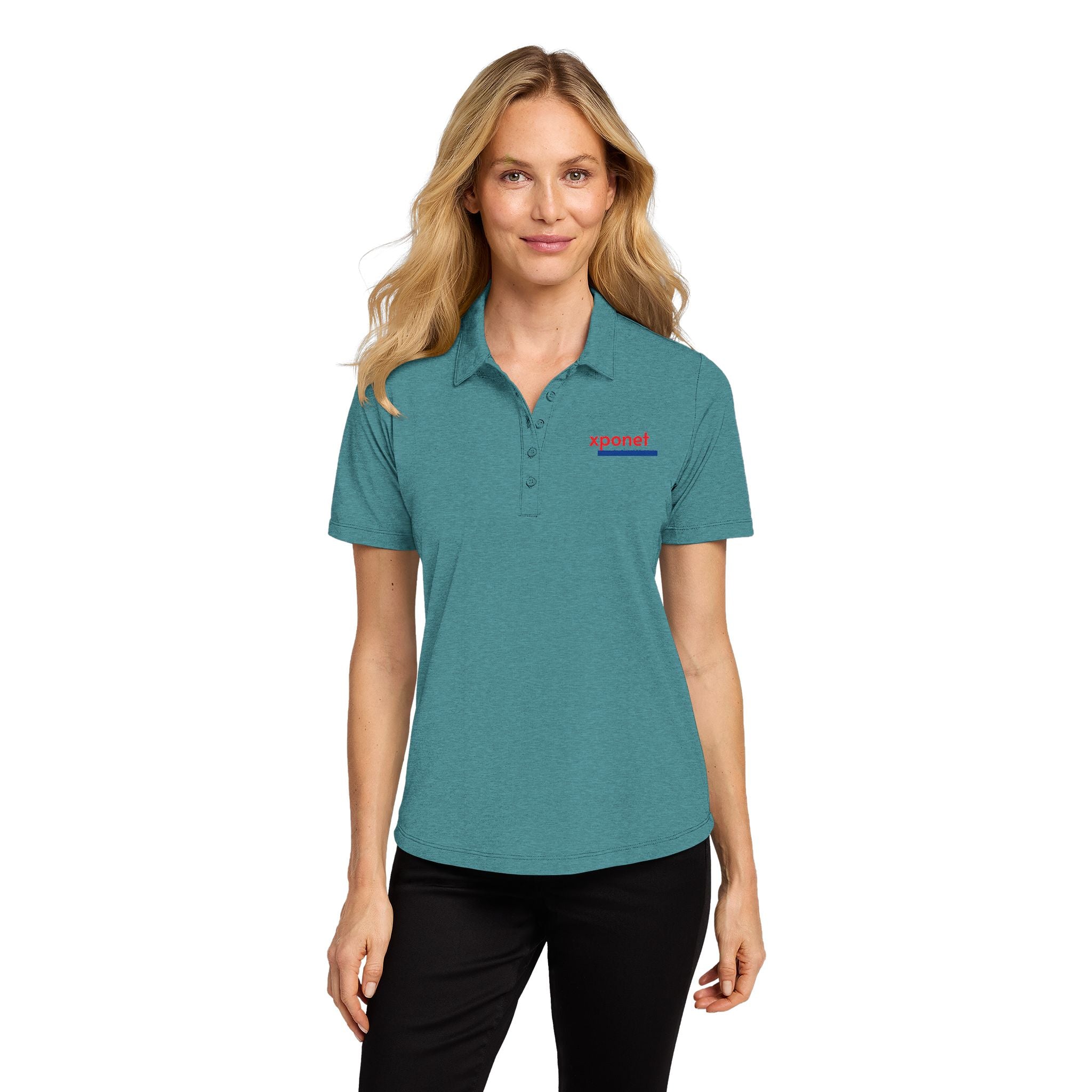 Ladies Fine Pique Blend Polo